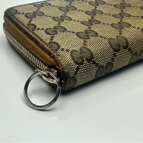 Gucci GG Monogram Zip Wallet - Picture 7 of 9